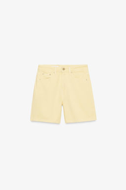 TRF MID-WAIST DENIM BERMUDA SHORTS - Zara фото 25