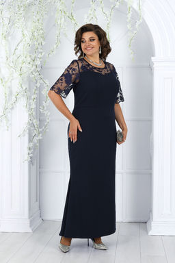 Платье Ninele 7431-Р темно-синий - Mira fashion фото 504