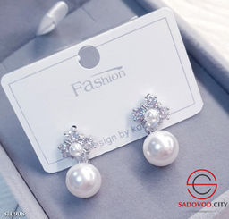 Серьги женские с жемчугом - Bruno фото 3