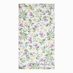 Кухонный набор подарочный Leaves: полотенце, варежка-прихватка, кисть, лопатка, венчик