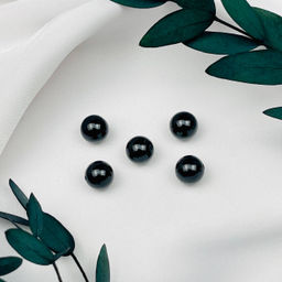 Бусины для украшений из черной Шпинели (5 шт)