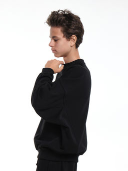 Толстовка для мальчика 22-5621 черный - Mini maxi фото 6