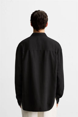 VISCOSE-LINEN SHIRT WITH TIE - Zara фото 3