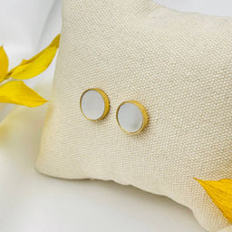 Серьги-пусеты с Перламутром