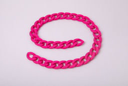 Gamma MPE-03 Цепочка для сумки, пластик 60 см 1 шт. №19 фиолетовая фуксия