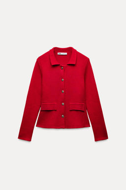 BUTTONED KNIT CARDIGAN - Zara фото 10