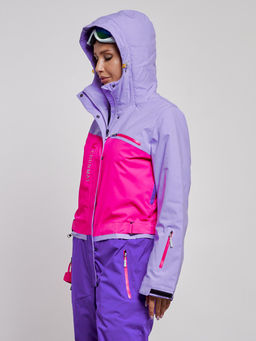 Горнолыжный комбинезон женский зимний фиолетового цвета 2327F - Chunmai фото 7