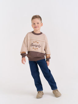 Джемпер вязаный Латте/Шоколад - Bungly фото 5