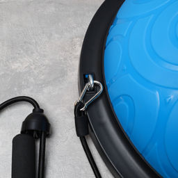 Полусфера балансировочная BOSU 46см Woohooo Curls эспандер, насос/ синий / B46Cu-B/ уп5 - ГалеонТрейд фото 6