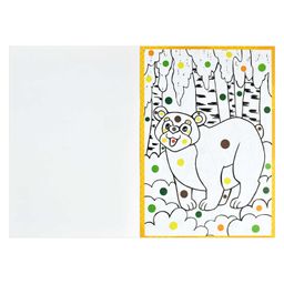 Цена за 3 шт. Раскраска по цв. точкам арт. 52607/10 ЛЕСНЫЕ ЗВЕРИ - Феникс+ фото 2