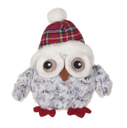 Игрушка набивная "Сова", L20 W12 H23 см, 2в.
