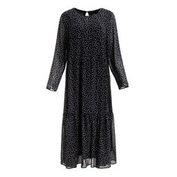 Платье женское миди MIST plus-size, чёрное, размер 50