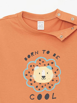 Bisiklet Yaka K?sa Kollu Erkek Bebek Ti??rt - Waikiki фото 2