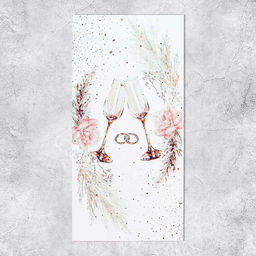 Цена за 10 шт. Конверт для денег «Свадебный», 16.5×8 см