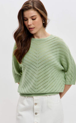 Джемпер F612-1580 olive - Fine joyce фото 7