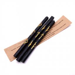 Свеча воск с рунами Отражение негатива 18см-1см уп 3шт - Сандаловый дом фото 2