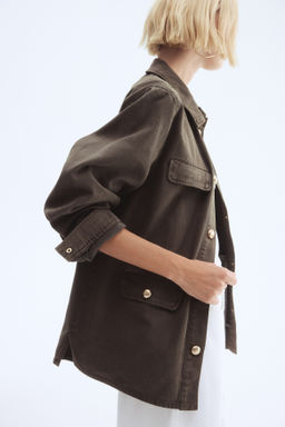 Chaqueta cargo de sarga - H&m фото 6