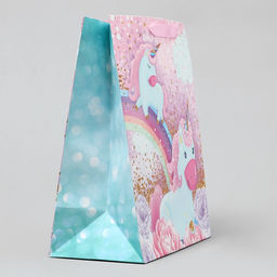 Цена за 2 шт. Пакет подарочный ламинированный, упаковка, «Розовые мечты», ML 23 х 27 х 11.5 см