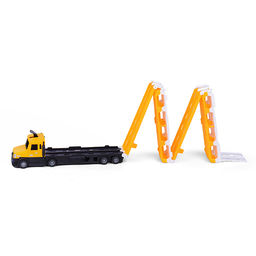 Автовоз "Тягач" желтый, в коробке
