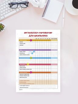 МОТИВАТОР ЛАМИНИРОВАННЫЙ ФОРМИРУЕМ ПРИВЫЧКИ ШКОЛЬНИКА 30х20 см (2445) - Мой органайзер фото 8