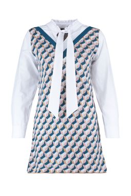 TRENDYOLMILLA Lacivert Mini Triko Gomlek Garni Detayl? Elbise TWOAW22SV0122  фото 15