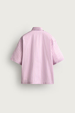 CAMISA BOXY FIT GR?FICOS ESTAMPADOS / Violeta - Zara фото 8