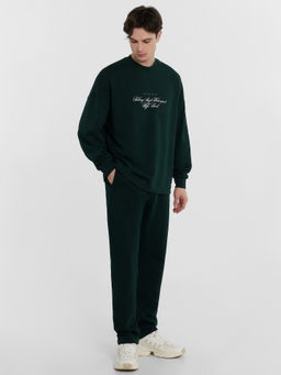 Свитшот Mark Formelle зеленый из хлопка  фото 3