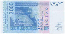 2000 франков 2003 (2024) года Западная Африка (С  Буркина-Фасо)