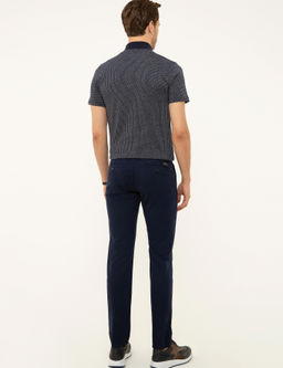 Lacivert Slim Fit Kanvas Pantolon - Cacharel фото 3
