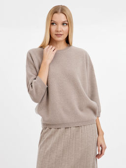 джемпер женский бежевый из шерсти