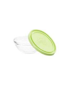 Салатник FRESHBOX 310мл 12см круглый с зелёной крышкой - Duralex фото 3