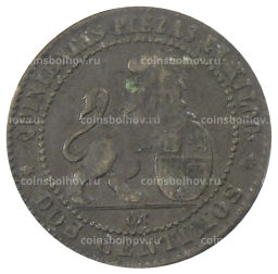 2 сентимо 1870 года Испания