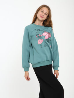 Толстовка "Дружба" оливковый