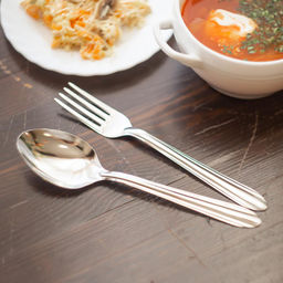 Вилка столовая 10шт "Мираж" 0,8 мм 1с2056 Аша