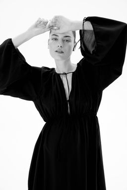 MAMA Maxivestido con cordon de ajuste - H&m фото 2