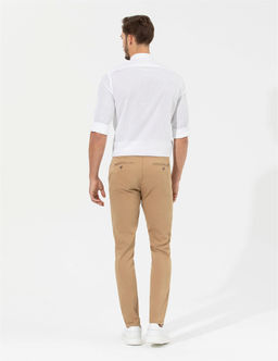 Camel Slim Fit Kanvas Pantolon - Pierre cardin фото 4