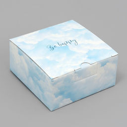 Коробка подарочная складная, упаковка, «Счастье», 15×15×7 см