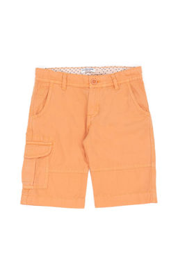 Оранжевые тканые шорты для мальчика