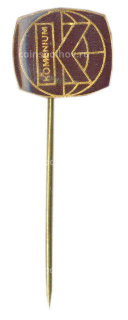 Значок рекламный Komenium