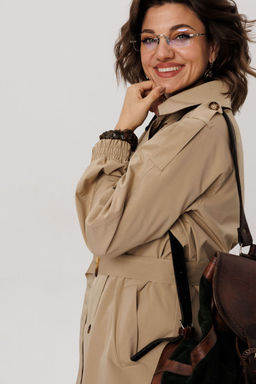 Плащ ANELLI 1419 карри