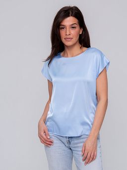 Блуза Base О17/васильковый