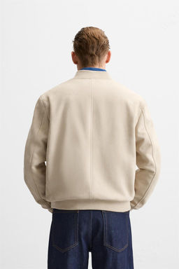 FAUX SUEDE BOMBER JACKET - Zara фото 22
