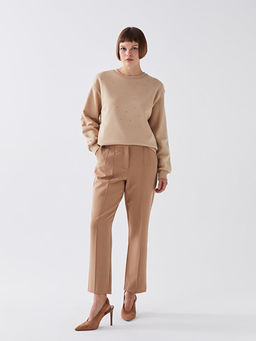 Dar Fit Diki? Detayl? Kad?n Pantolon