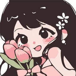 Картина по номерам на подрамнике Draw Me! Girl with flowers, (20*20 см)