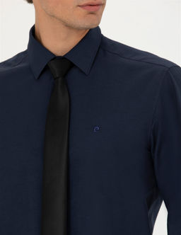 Lacivert Slim Fit Uzun Kollu Basic G_mlek - Pierre cardin фото 7