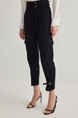 TRENDYOLMILLA Tas Kemerli Kargo Dokuma Pantolon TWOSS21PL0138 фото 8