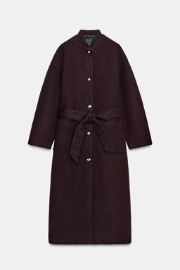 LONG COAT WITH BELT