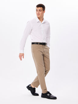 Сорочка мужская длинный рукав GREG 100/238/WH/SZR STRETCH