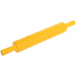 Цена за 2 шт. Скалка пластмассовая фигурная "Ромашки" 37*5см