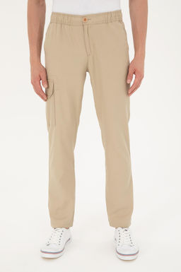 U. S. Polo Assn / Мужские брюки из плотной ткани светло-хаки - U.s. polo assn фото 2